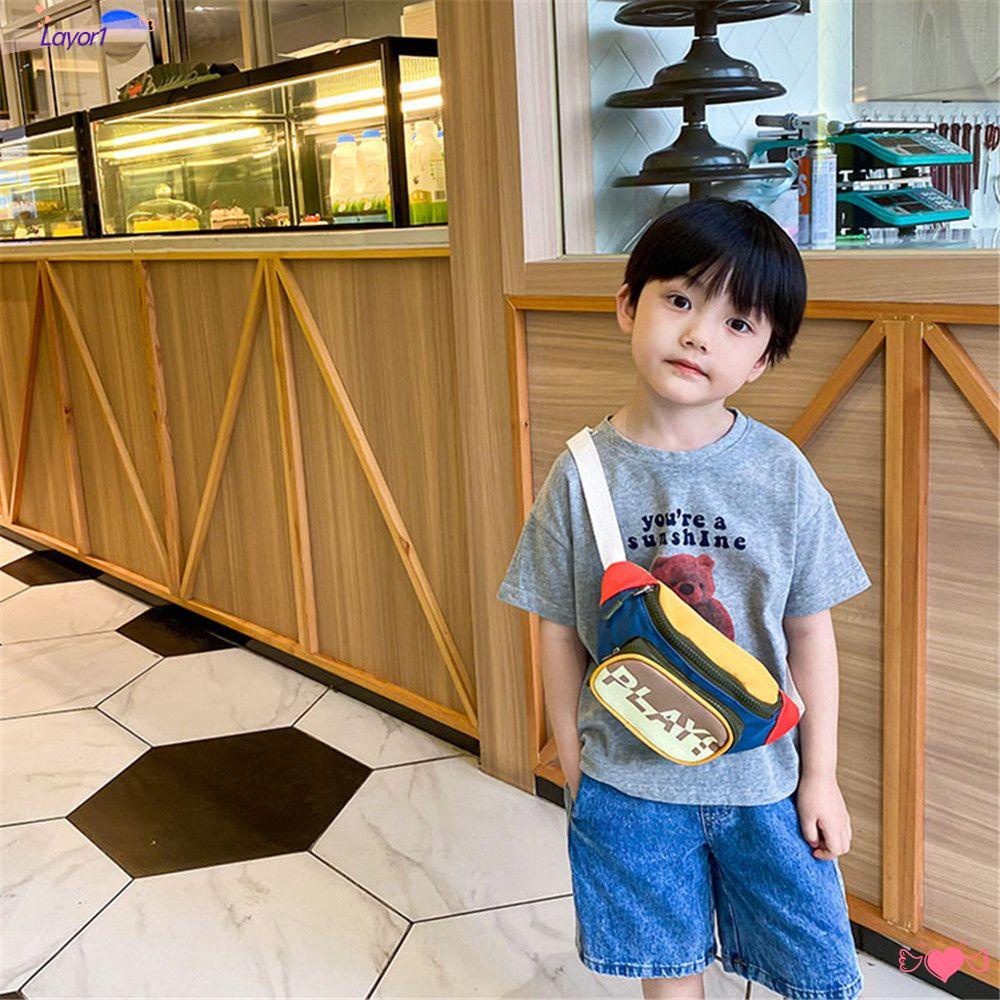 LAYOR1 Túi Đeo Hông Thiết Kế Dễ Thương Dành Cho Trẻ Nhỏ Mẫu Giáo