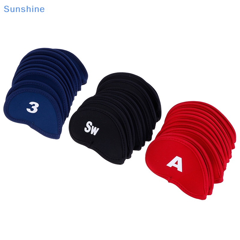 Set 10 Vỏ Bọc Bảo Vệ Đầu Gậy Đánh Golf Bằng Cao Su Tổng Hợp Vn VN