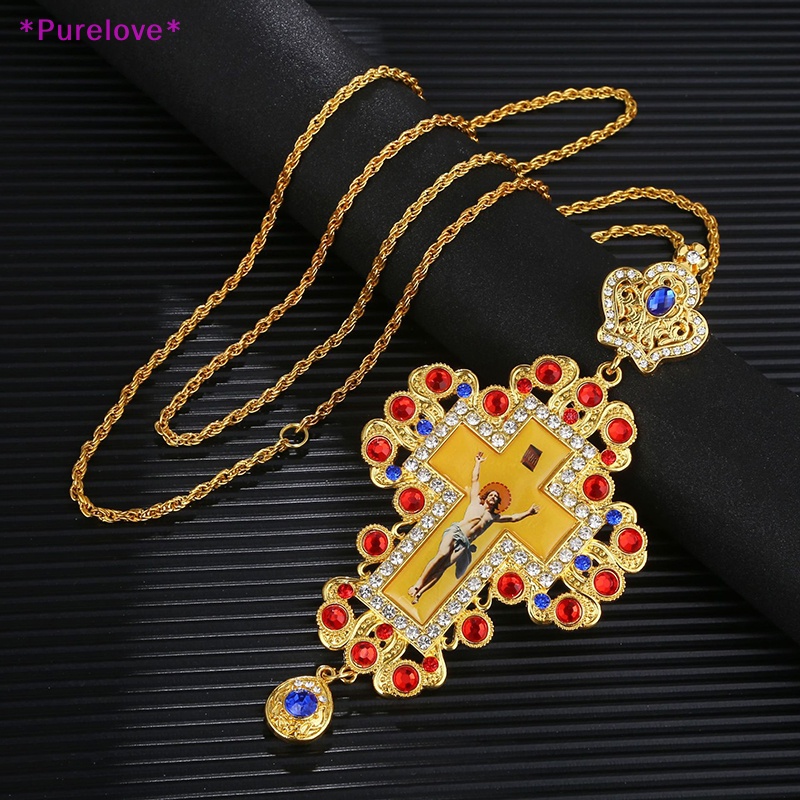Vòng cổ Mặt Thánh Giá Đính Đá Thời Trang Dành Cho Nữ Mới