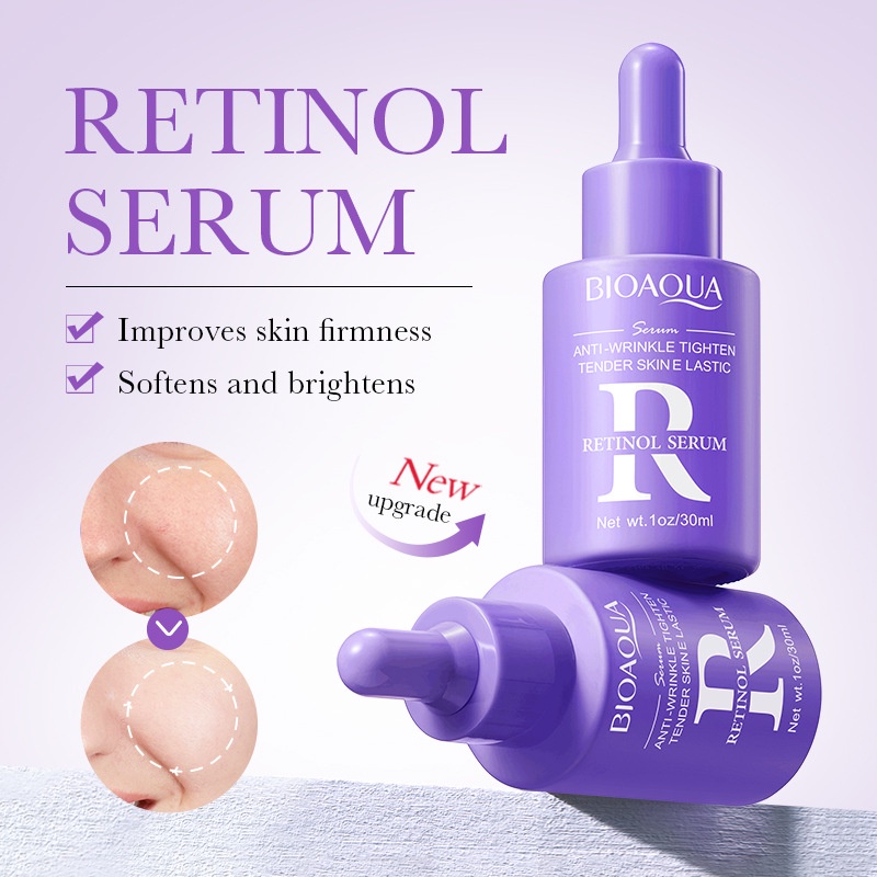 Serum BIOAQUA Retinol Giữ Ẩm Chống Lão Hóa / Nếp Nhăn Làm Săn Chắc Và Sáng Da 30ml