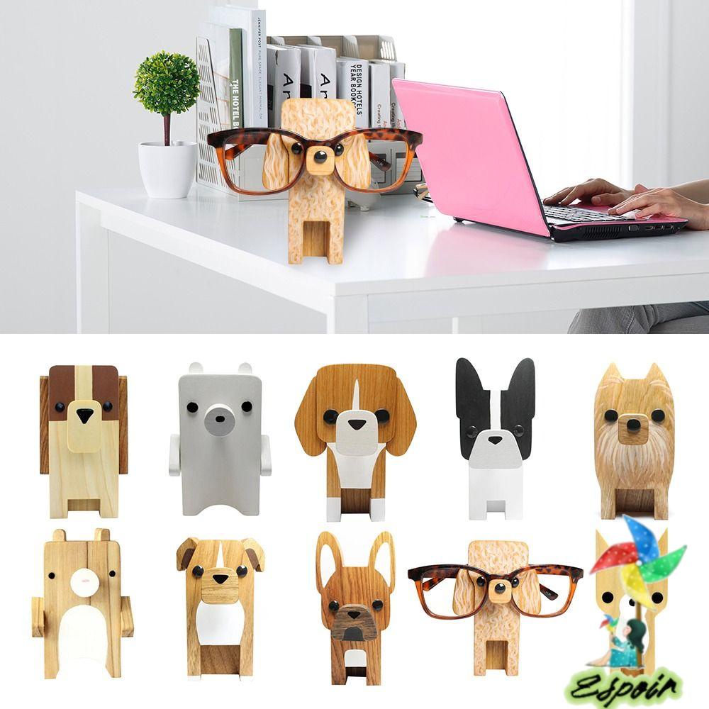 ESPO Giá Đỡ Trưng Bày Mắt Kính Hình Động Vật Bằng Gỗ Sáng Tạo