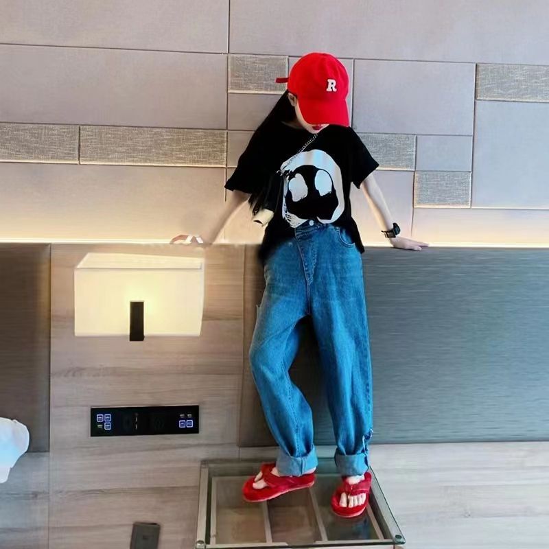 Mới Áo Thun 100% Cotton Tay Ngắn Unisex Cho Bé