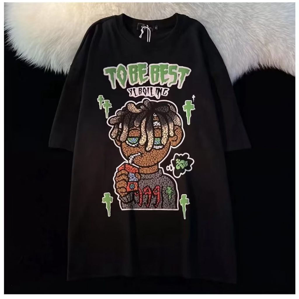 Áo Thun Tay Ngắn Dáng Rộng Thời Trang Cho Nam Giới Size M-8XL