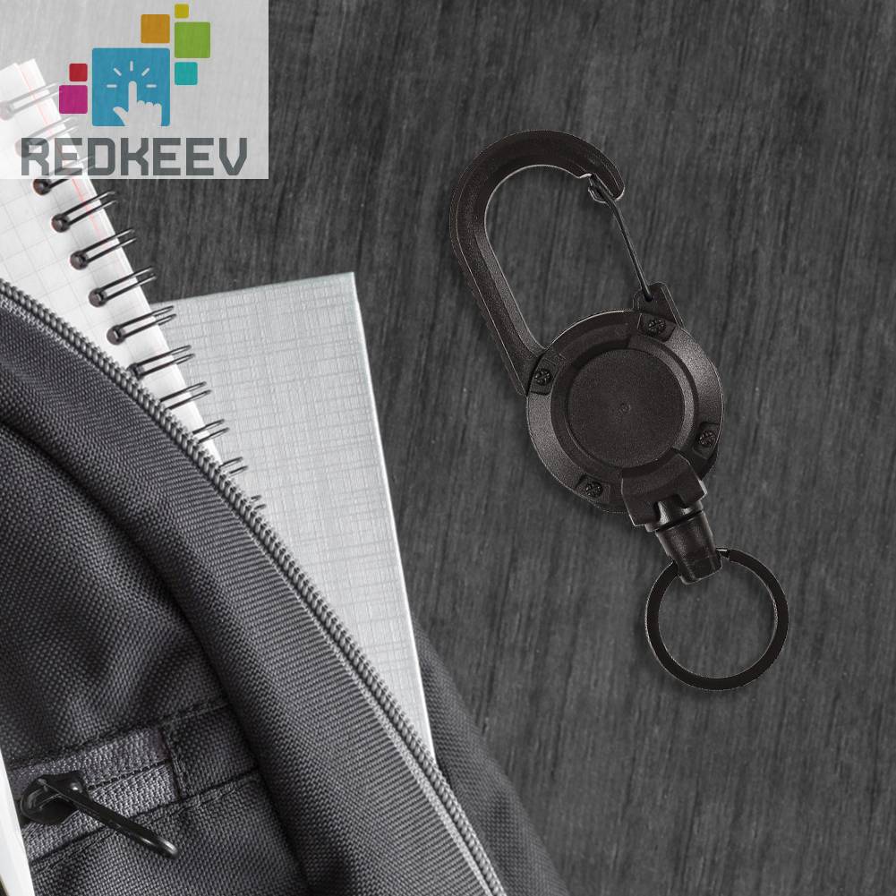 Móc Khóa Dây Thắt Lưng Có Thể Thu Gọn Tự Động Tiện Dụng