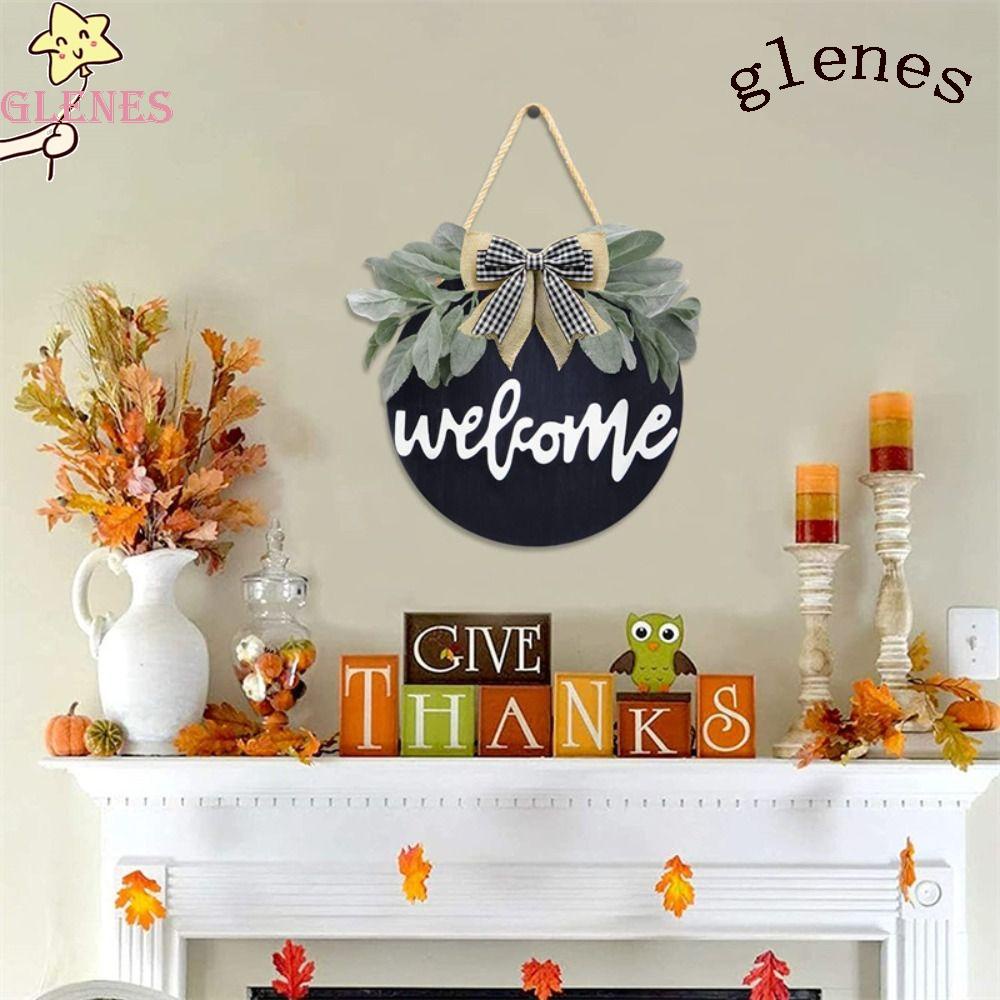 GLENES Biển Hiệu Chào Mừng Gắn Cửa Ra Vào Chống Phai Màu Trang Trí Nhà Cửa