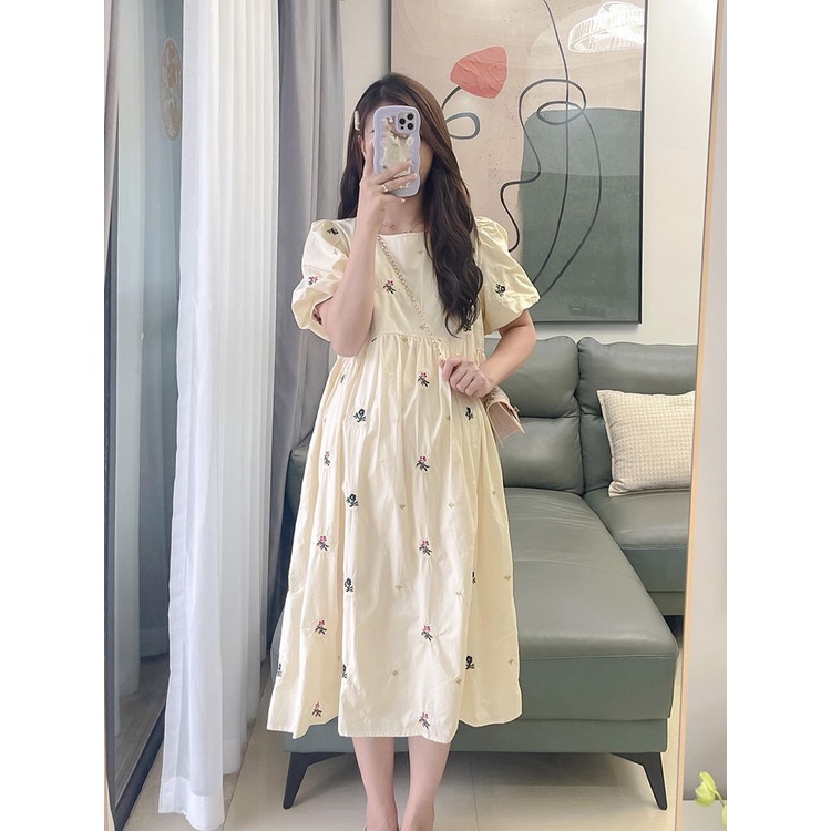 YHTN váy bầu xinh dễ thương Thời trang bigsize đầm bigsize đồ bầu