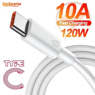 Dây cáp sạc nhanh 10a 120w type c đầu usb cho samsung xiaomi