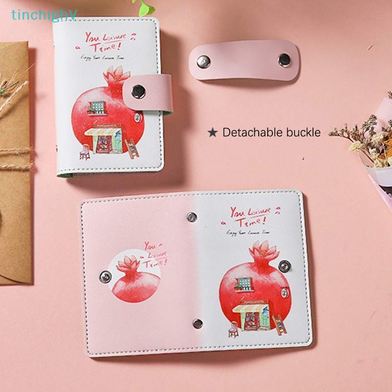 Ví Da PU 26 Ngăn Đựng Thẻ ID / Tên / Danh Thiếp Họa Tiết Động Vật / Trái Cây Dễ Thương