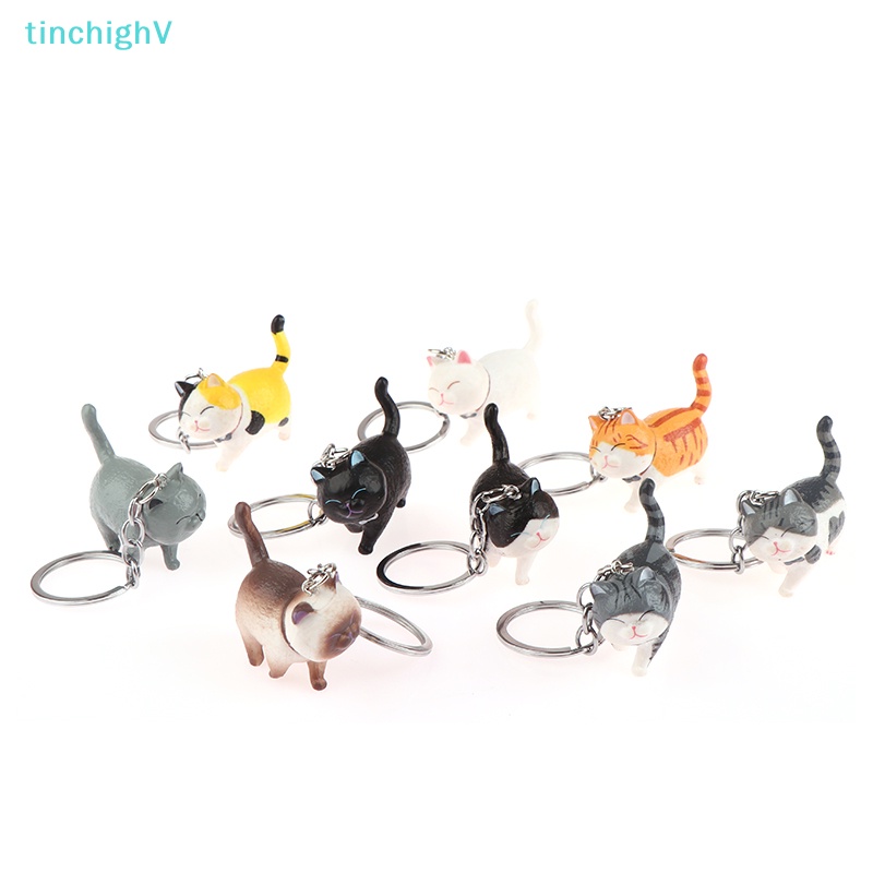 [TinchighV] Móc Khóa / Móc Khóa / Túi Xách Hình Mèo Hoạt Hình Sáng Tạo DIY