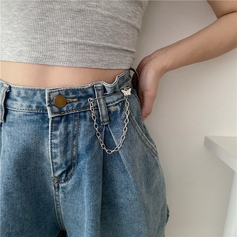 Thắt Lưng Khóa Hợp Kim Hình Bướm Thời Trang Cho Nữ