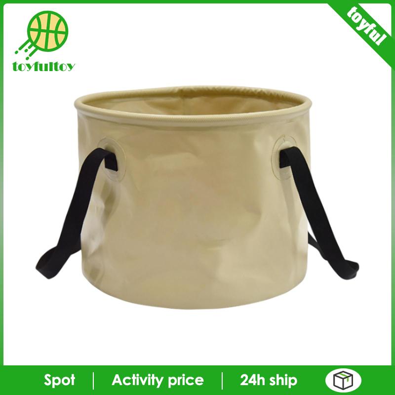 Xô Đựng Nước Gọn Nhẹ Có Thể Gấp Gọn Tiện Dụng Mang Theo Du Lịch Cắm Trại