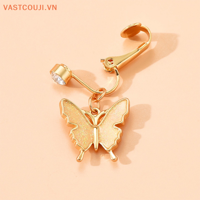 Khuyên Rốn Hình Hoa Và Bướm Bằng Đá Nhân Tạo Thời Trang Cho Nữ