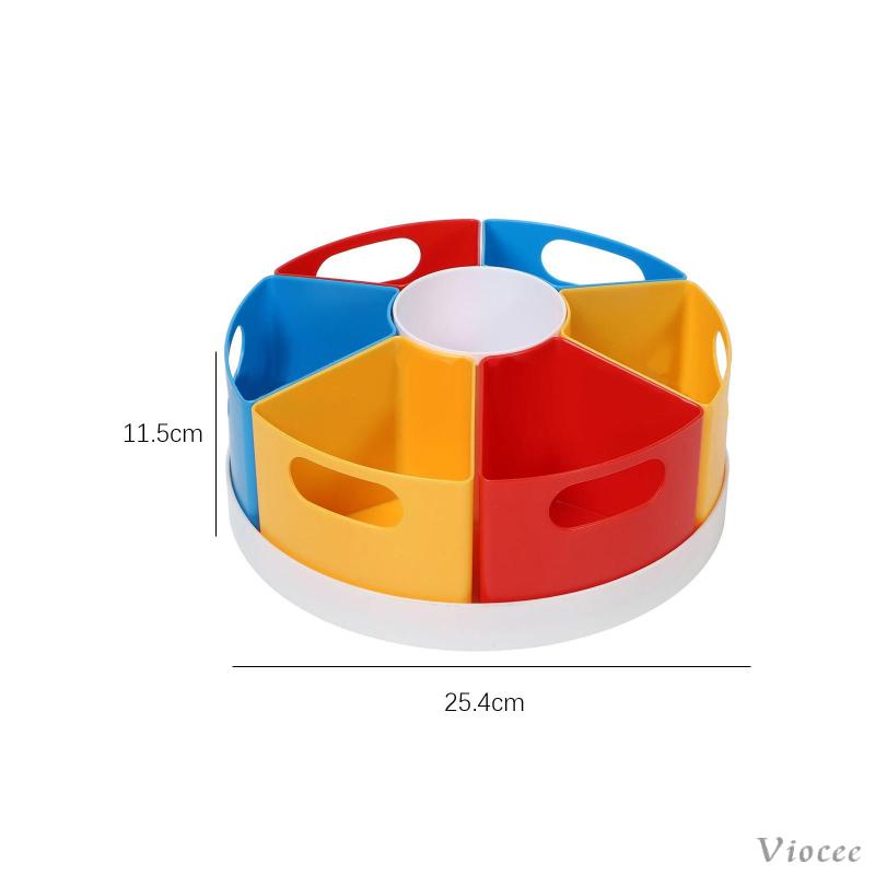Giá Đỡ Bút 7 Ngăn Có Thể Xoay 360 Độ Tiện Dụng Cho Gia Đình / Văn Phòng