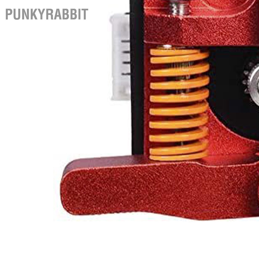 PunkyRabbit Máy đùn bánh răng trượt đôi in 3D kim loại chống mài mòn màu đỏ trình điều khiển kép để nâng cấp