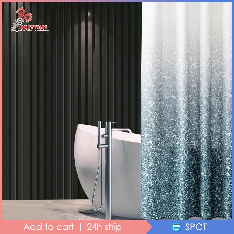 Rèm Cửa Polyester 180cm Có Thể Giặt Sạch Tiện Dụng Cho Phòng Tắm Khách Sạn