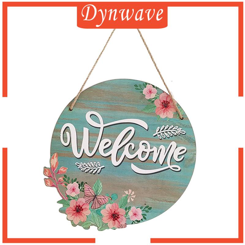 Biển Hiệu Chào Mừng Hình Tròn Dùng Trang Trí Cửa Trước