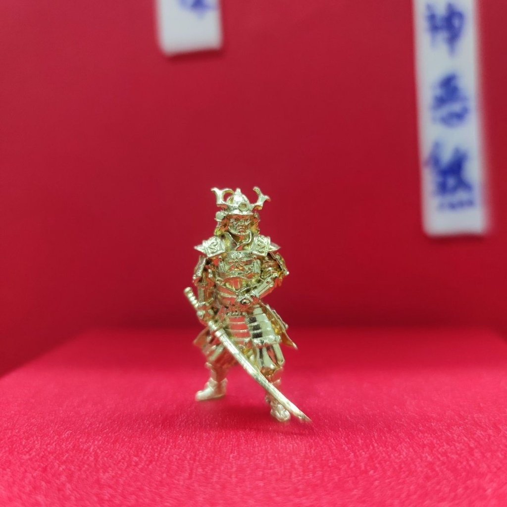 Mô Hình Dao Cạo Samurai Ronin Bằng Đồng Nguyên Chất Thủ Công Để Bàn Trang Trí