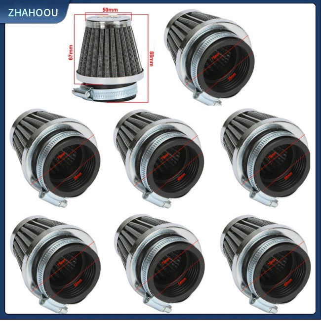 Bộ Lọc Khí Đầu Nấm 35mm 44mm 50mm 54mm 60mm Chuyên Dụng Cho Xe Mô Tô