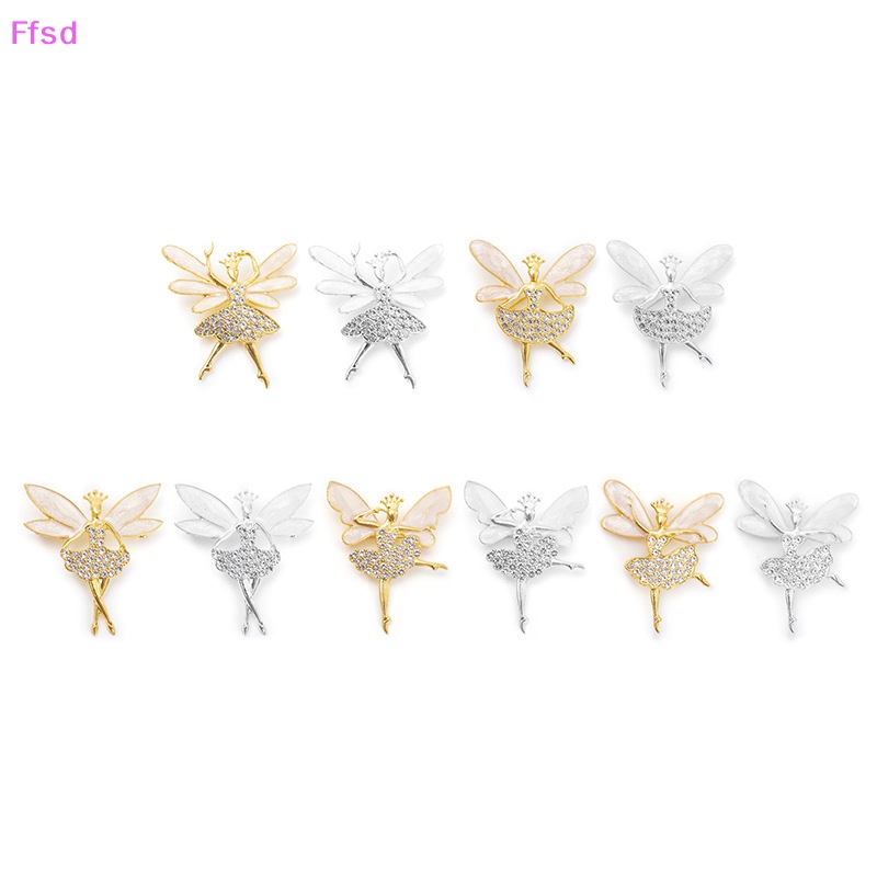 {Ffsd} Ghim Cài Áo Hình Cô Gái Múa Ba Lê Đính Đá Sáng Tạo Đẹp Mắt Cho Nữ