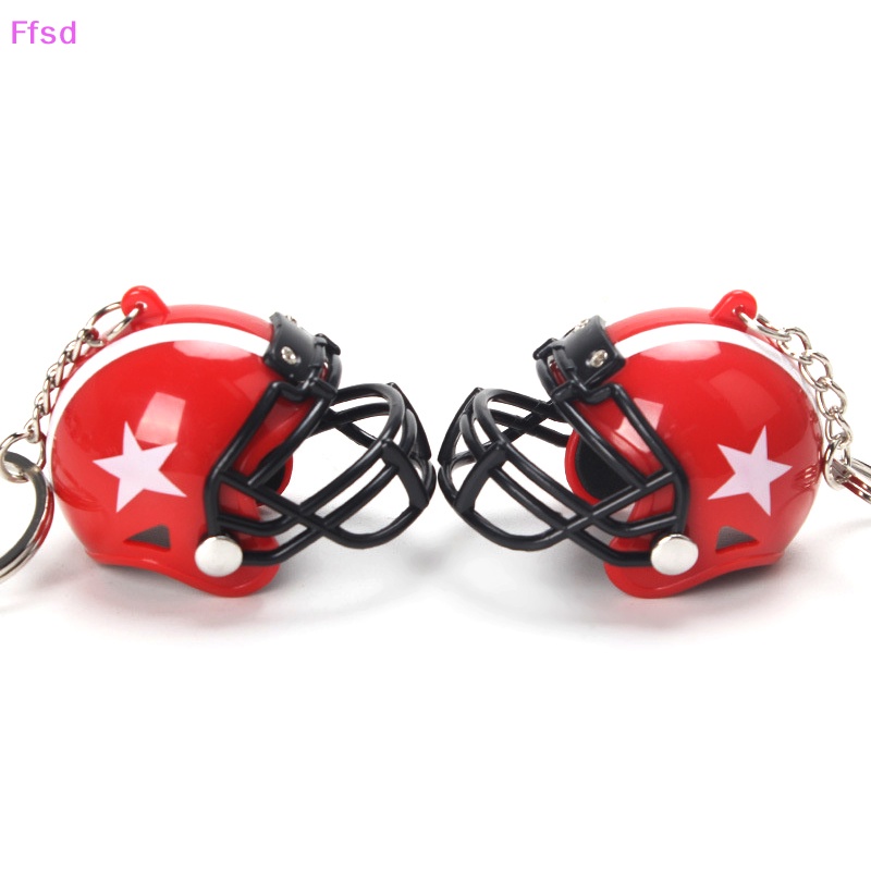 {Ffsd} Móc Chìa Khóa / Mũ Bảo Hiểm / Móc Khóa Thể Thao Hình Cầu Thủ Bóng Bầu Dục Mỹ Bán Chạy * Bán Chạy