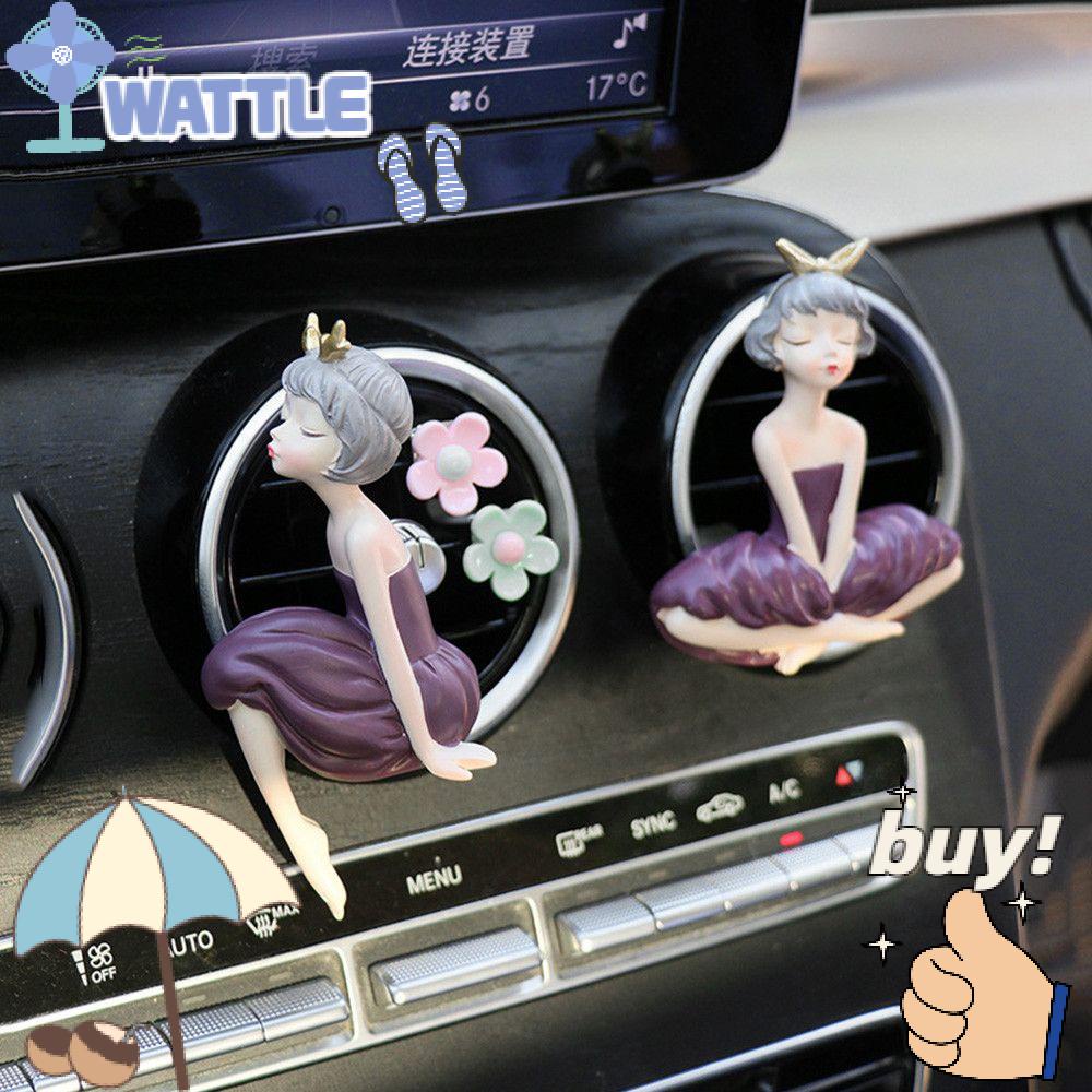 WTTLE Kẹp Nước Hoa Họa Tiết Hoạt Hình Đáng Yêu Cho Nữ