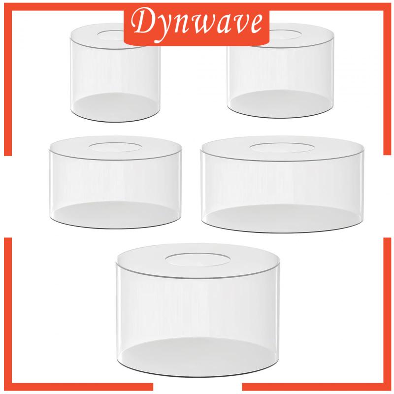 Giá Đỡ Bánh Kem Hình Tròn Bằng Acrylic Trong Suốt Dùng Trang Trí Tiệc Cưới