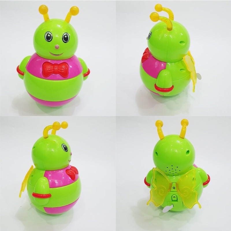 Lật đật hình chú ong có đèn và nhạc cho bé