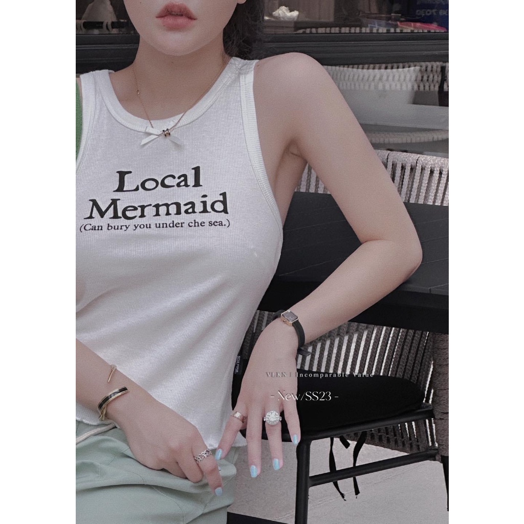 Áo ba lỗ lo.cal mer.maid cuốn biên