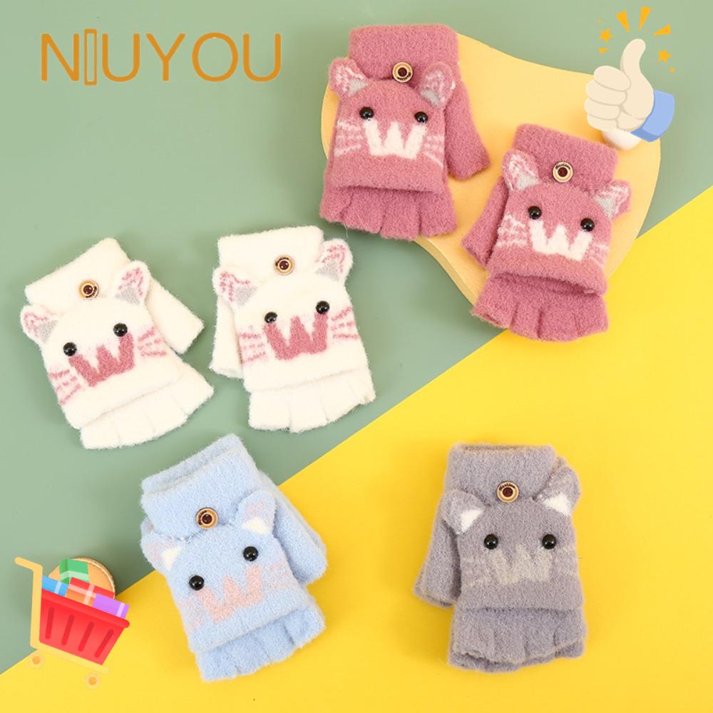 NIUYOU Găng Tay Giữ Ấm Mùa Đông Cho Mèo