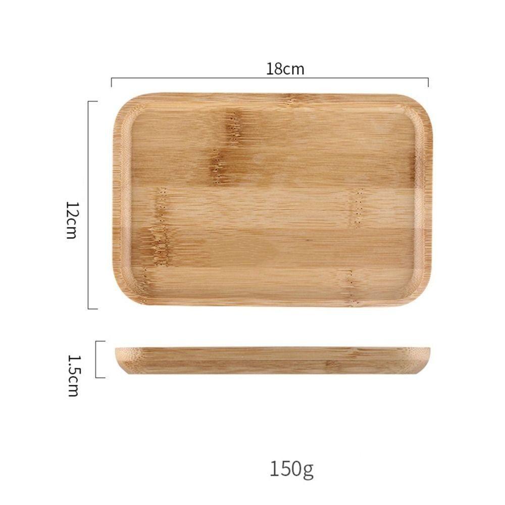 SUYO Khay Gỗ Đựng Bánh Bơ / Rau Củ Quả Có Nắp Kính Kích Thước 18cmx12cmx10cm