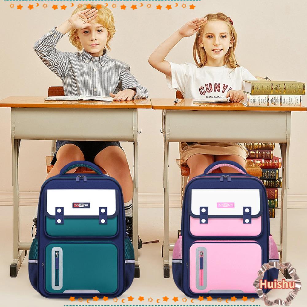 HS Ba Lô Đi Học / Du Lịch Cỡ Lớn Chất Liệu Polyester Chống Thấm Nước Trọng Lượng Nhẹ Thời Trang