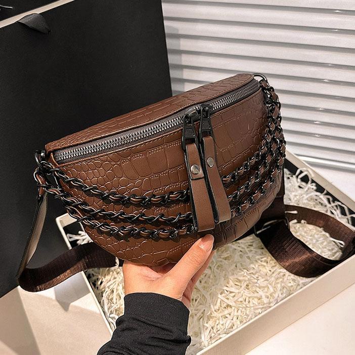 OSIER1 Túi Đeo Chéo Nhỏ Dây Bản Rộng Có Thể Điều Chỉnh Thời Trang Cho Nữ