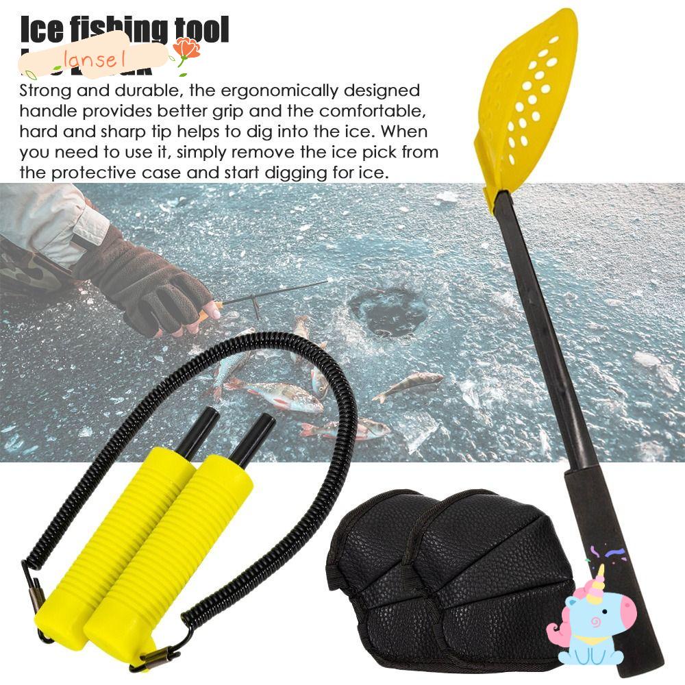 LANSEL Dụng Cụ Câu Cá Băng Sinh Tồn Ngoài Trời Mới