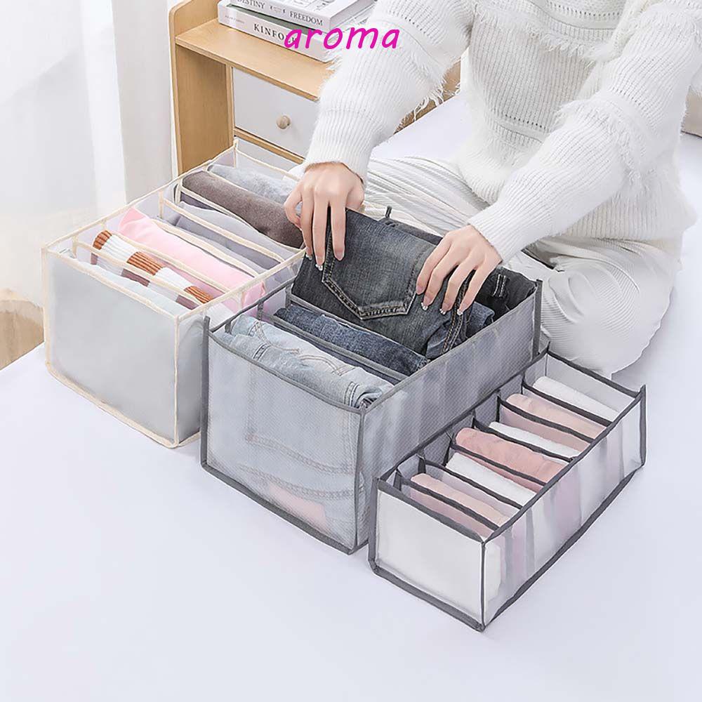 AROMA Hộp Đựng Quần Áo Gấp Gọn Có Thể Giặt Sạch Tiện Lợi