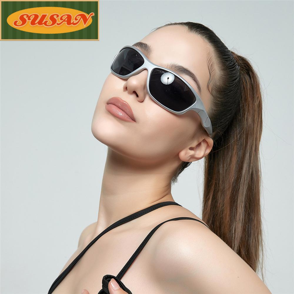 SUSANS Kính Mát Hình Oval Thời Trang Y2K