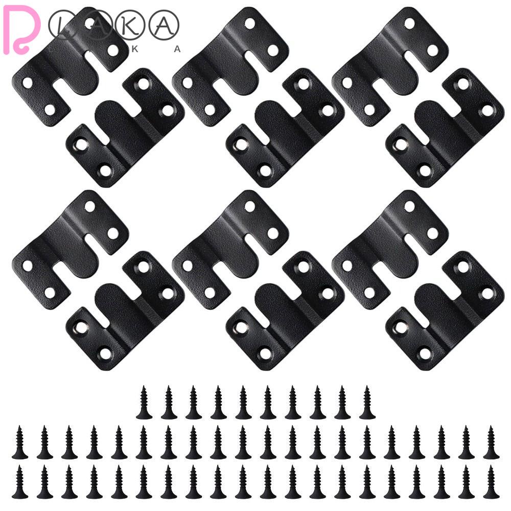 LAKAMIER Set 6 Cặp Móc Treo Khung Ảnh Bằng Thép Không Gỉ Chịu Được Sức Nặng