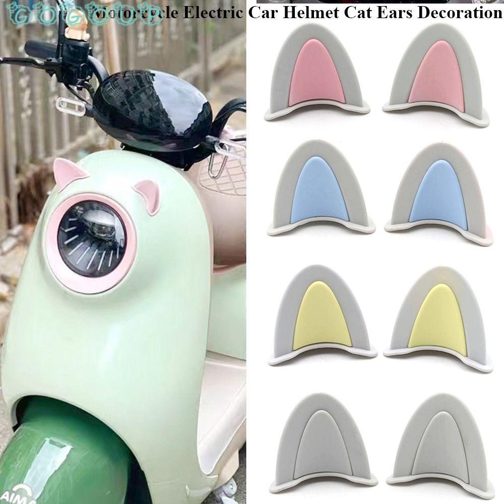 GOGOUP 2 Miếng Dán Trang Trí Mũ Bảo Hiểm 63 * 55mm