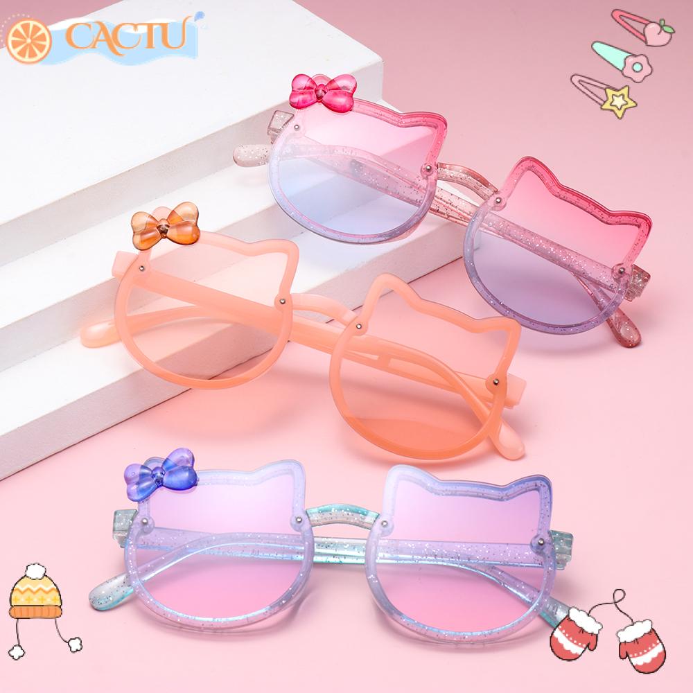 CACTU Kính Mát Chống Tia UV400 Kiểu Dáng Dễ Thương Cho Bé