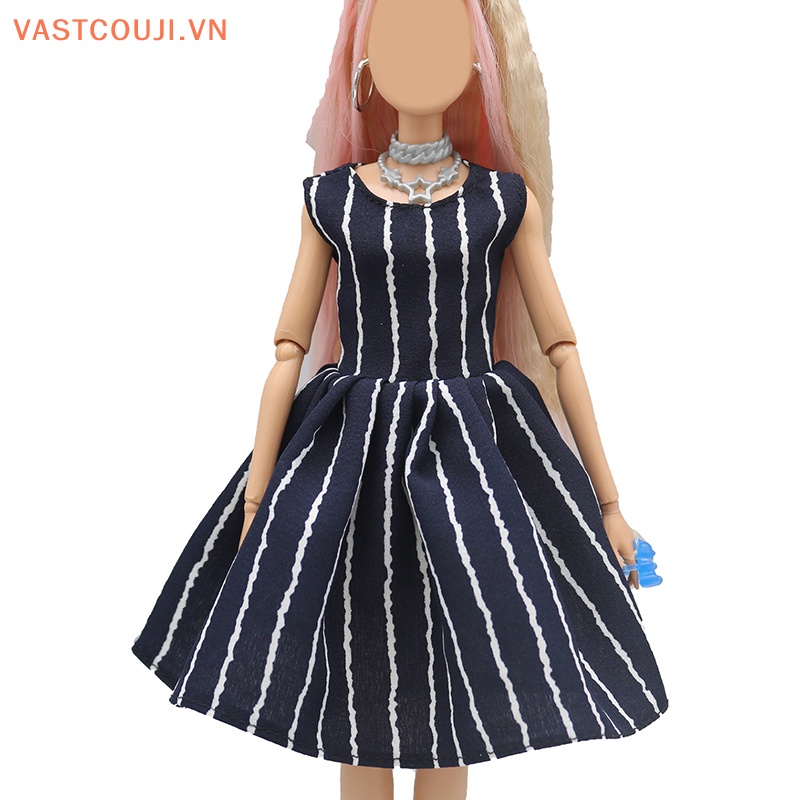 Vastji Đầm Kẻ Sọc Thời Trang Nhiều Kiểu Dáng Sáng Tạo Và Thiết Thực Cho Búp Bê VN 29cm