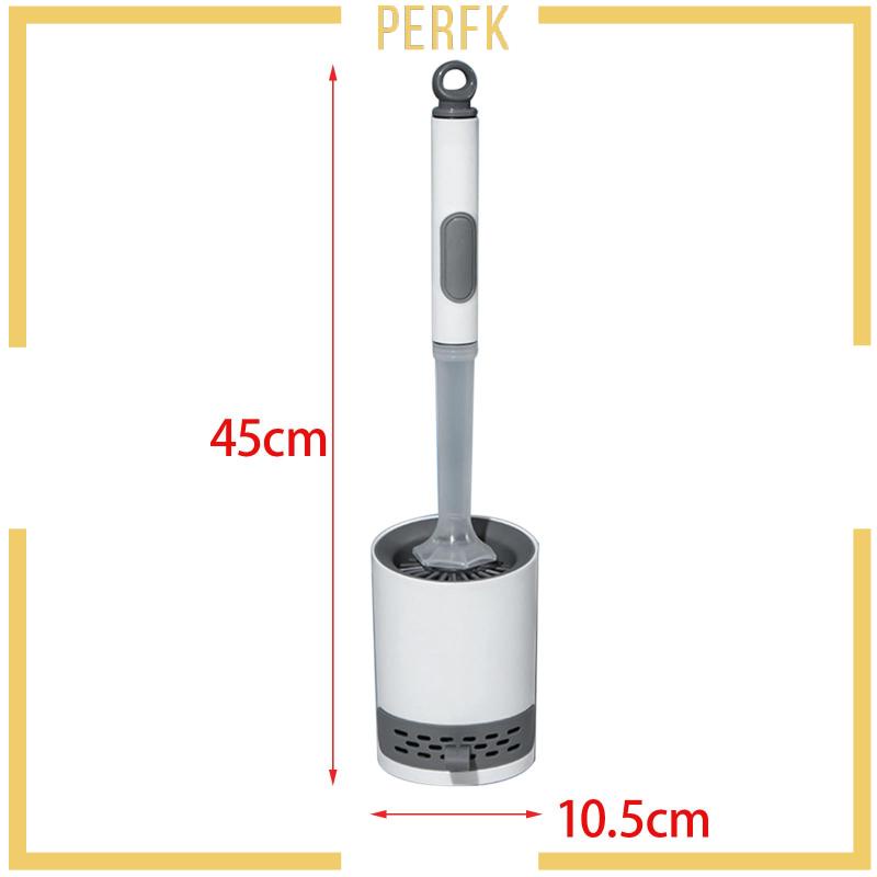 Bộ Bàn Chải Chà Bồn Cầu Kèm Giá Đỡ TPR Chuyên Dụng Cho RV