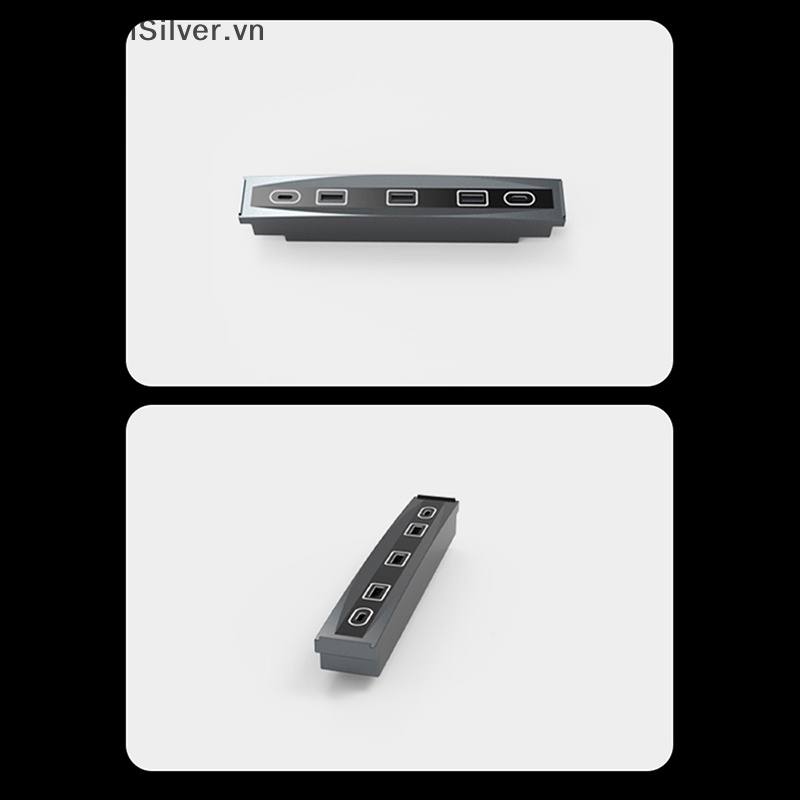 Bộ Chia Cổng USB 5 Trong 1 Cho 2021 2022 2023 Model 3