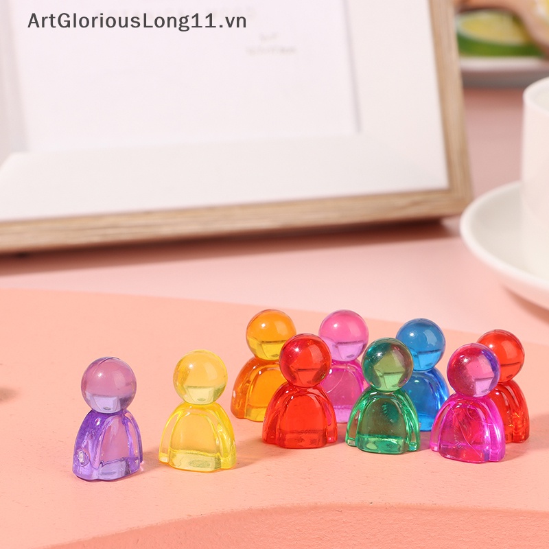 Set 10 Thẻ Bài Trò Chơi ArtGloriousLong 24 * 16 * 12mm Nhiều Màu Sắc