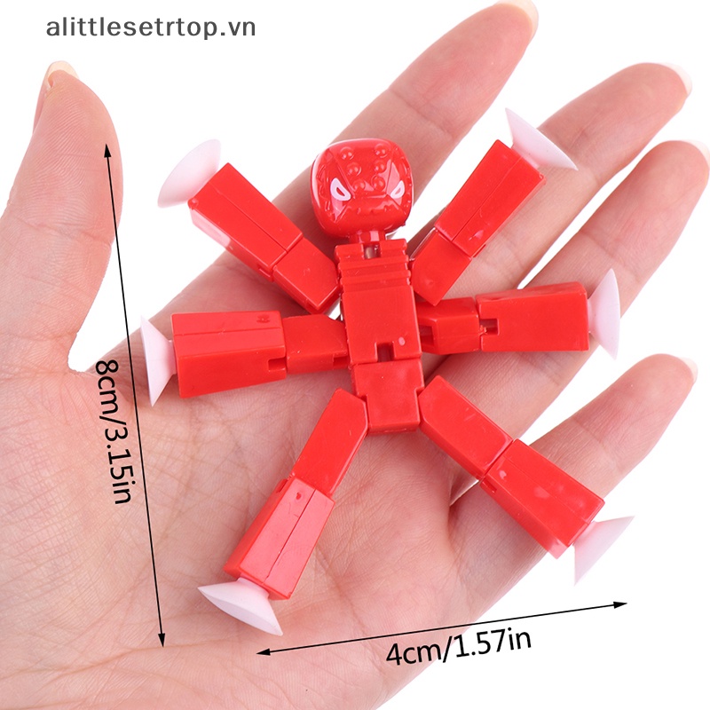 Alittlesetrtop stikbot puppet sucker joint puppet freeze action hình quay phim hoạt hình chân máy.