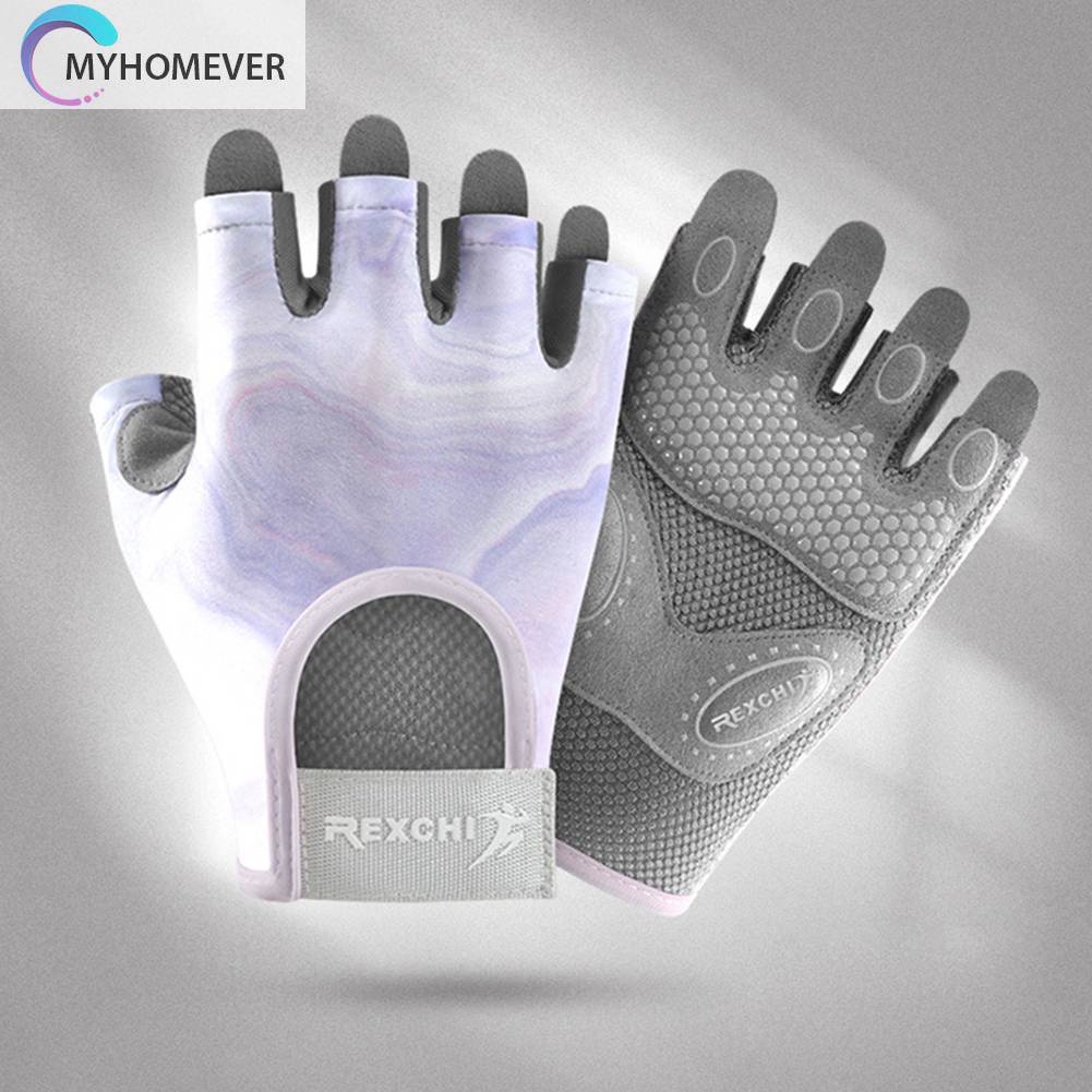 Găng Tay Thể Thao Hở Ngón Mềm Mại Chống Trượt Tiện Dụng