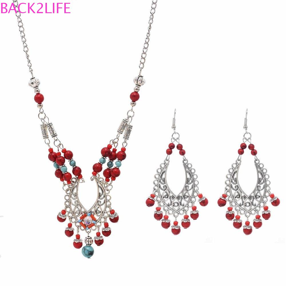 BACK2LIFE Chuỗi Dây Đeo Đầu Phong Cách Bohemia Cổ Điển Độc Đáo Cho Nữ