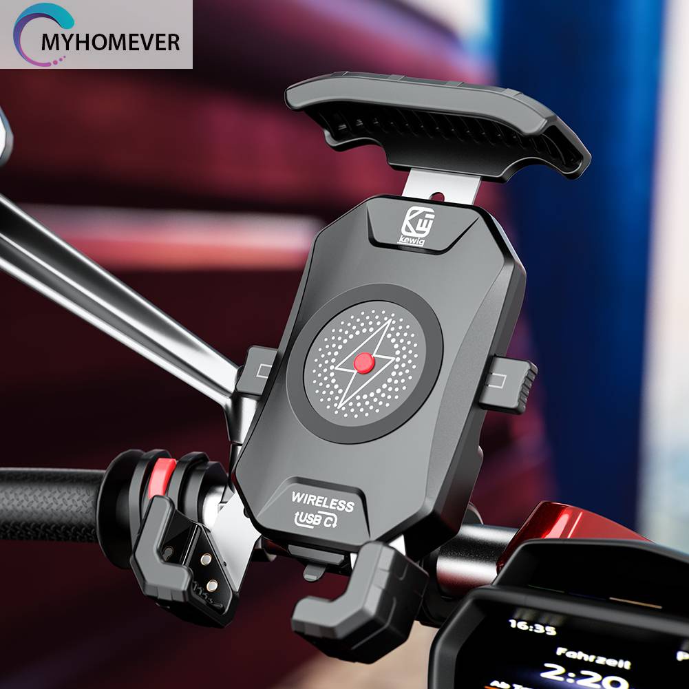 Đế Sạc Điện Thoại Không Dây 15W Cho Xe Đạp