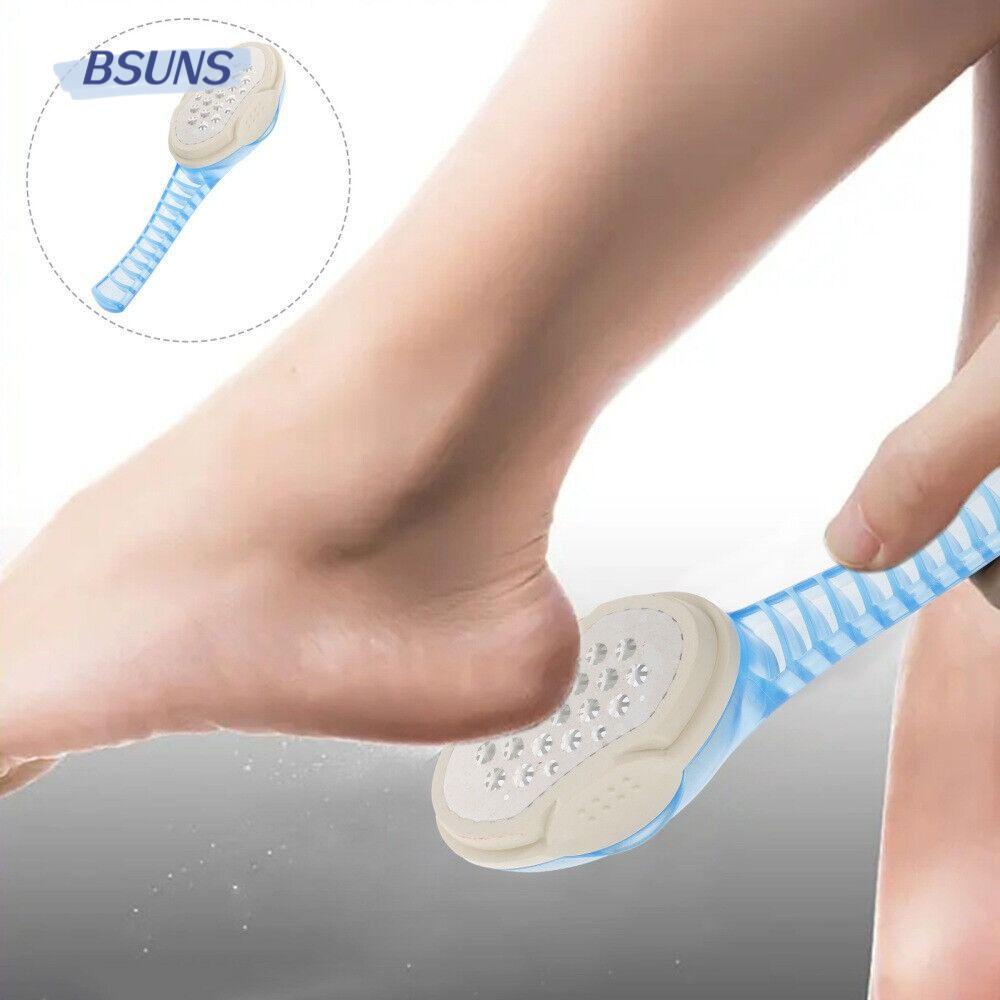BSUNS Dụng Cụ Tẩy Tế Bào Chết Cho Bàn Chân Bằng Nhựa Thép Không Gỉ Chất Lượng Cao