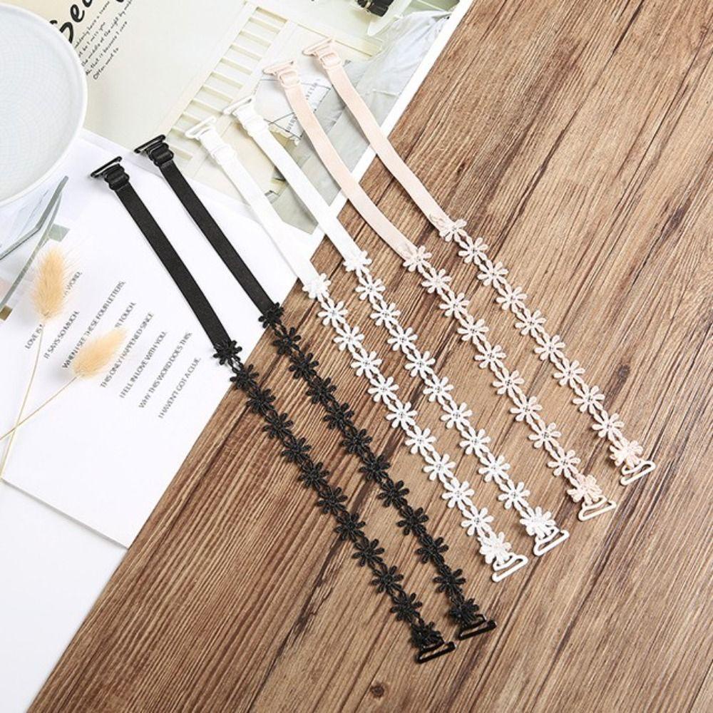 MOILYVN Set 3 Cặp Dây Áo Ngực Cao Su Co Giãn Chống Trượt Dành Cho Nữ