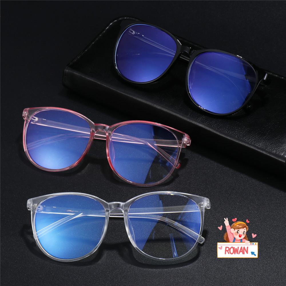 ROWANS Kính Mát Gọng Tròn Chống Tia UV Ánh Sáng Xanh Kèm Hộp Đựng