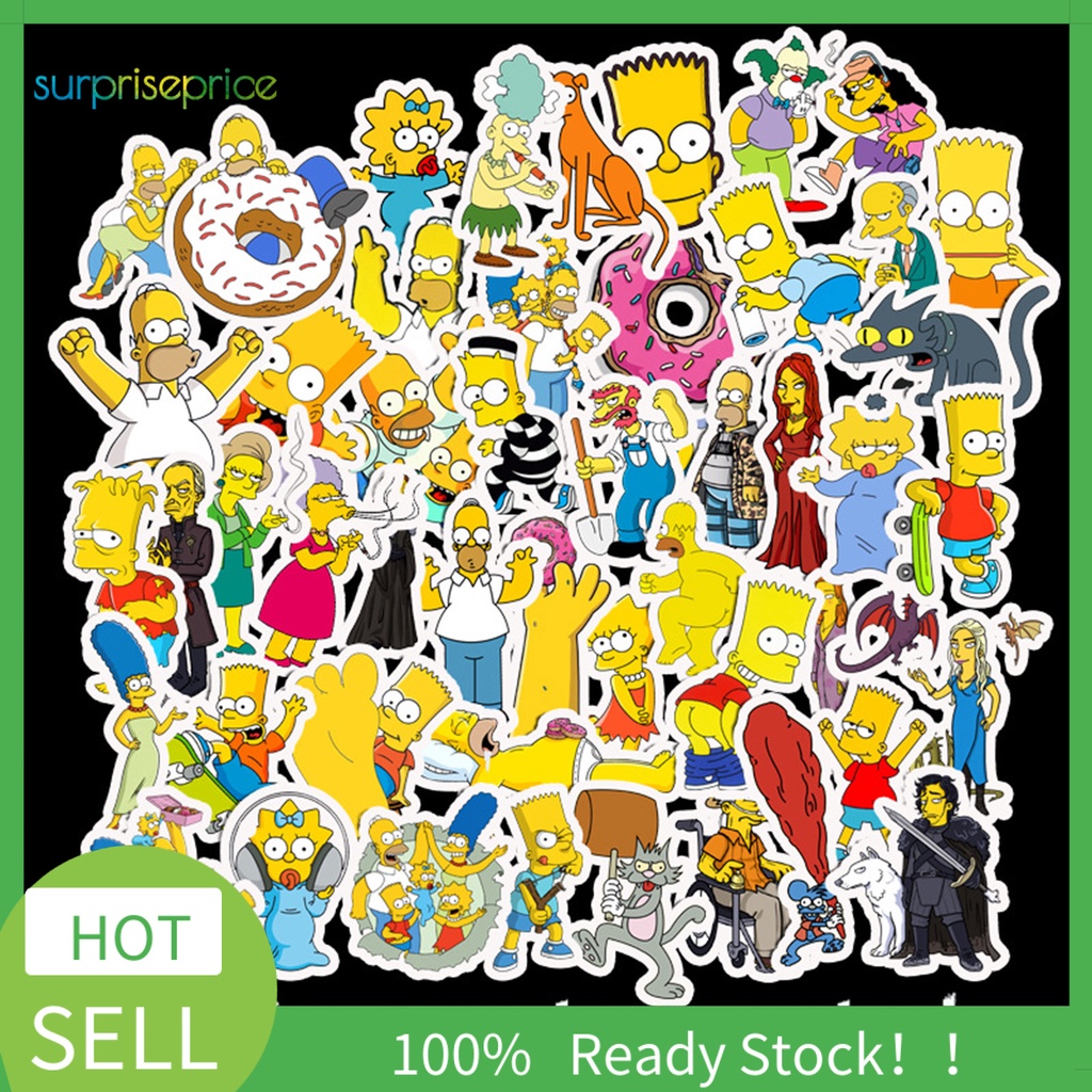 Set 50 Miếng Dán PVC Cách Nhiệt Họa Tiết Hoạt Hình Trang Trí Nhật Ký / Nhà Cửa